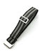 Black Gray Parachute Elastic Nato Strap 22mm with Hook