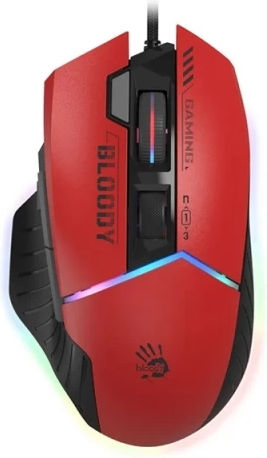 A4Tech Bloody W95 RGB Gaming Gaming Maus 12000 DPI Rot