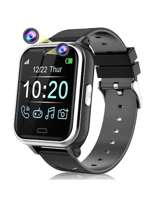 Kinder-Smartwatch Bauisan X28 2G mit Kamera Schwarz