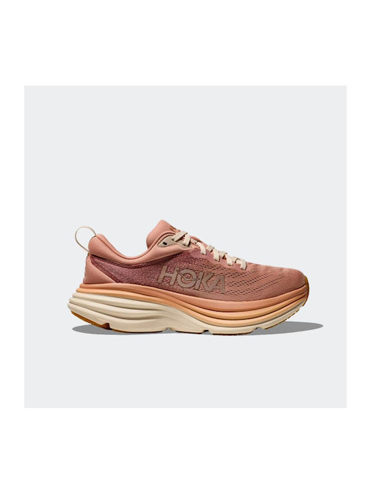 HOKA Bondi 8 Damen Sportschuhe Laufen Sandstone...