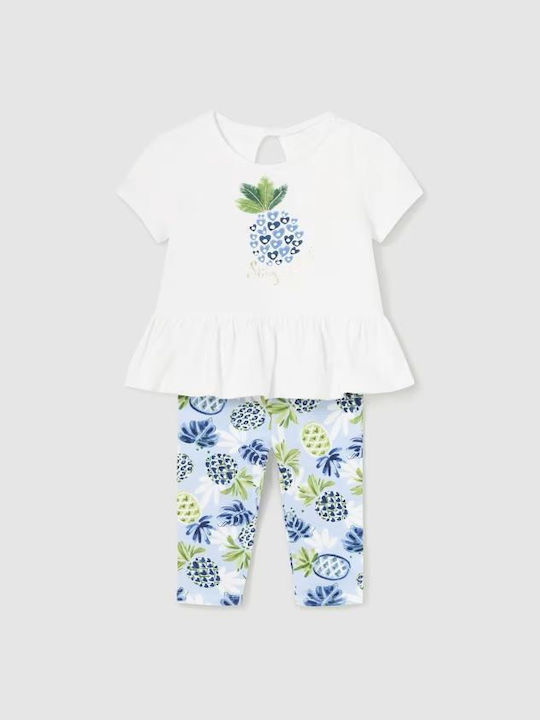 Mayoral Kids Set with Leggings Summer 2pcs Blue