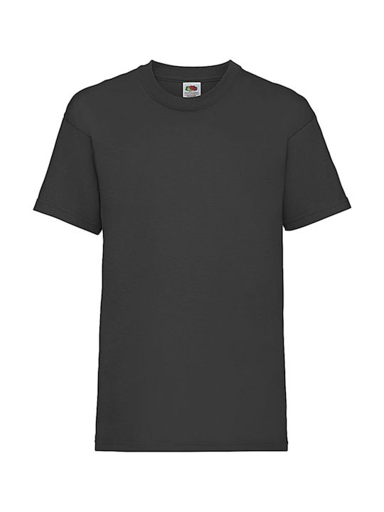 Fruit of the Loom Kinder-T-Shirt Schwarz