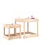 Kindertisch aus Holz Rosa