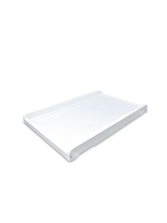 Just Baby Hard Changing Pad made of Wood White for Bed