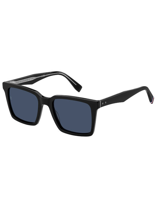 Tommy Hilfiger Sonnenbrillen mit Schwarz Rahmen und Blau Linse TH2067/S 807/KU