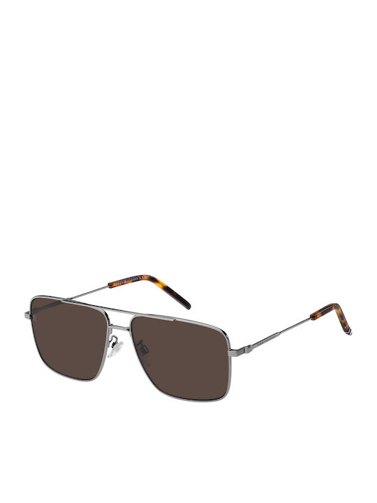 Tommy Hilfiger Herren Sonnenbrillen mit Silbern...