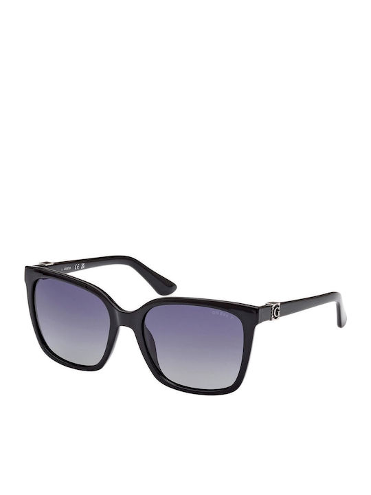 Guess Damen Sonnenbrille mit Schwarz Kunststoff Gestell und Gray Verlaufsfarbe Linse GU7865S_NERO_01D