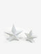 Fabric Christmas Decorative Star White