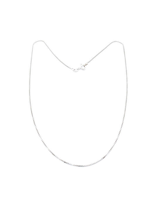 PS Silver Silver Chain Neck Thin Thickness 1mm and Length 45cm