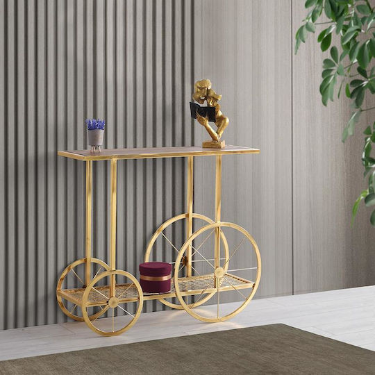 Fl810 Konsole Bronze L96xB35xH80cm