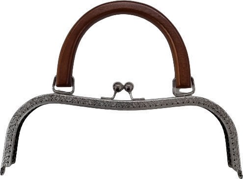 Accesoriu Metalic pentru Geantă Tricotată Argintiu