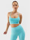 Frauen Sport-BHs Sport-BH Blau