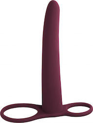 Passion Strapless Strap On with Dildo 16cm with Vibration in Red Color Passion Strapless Strap On with Dildo 16cm with Vibration in Red Color