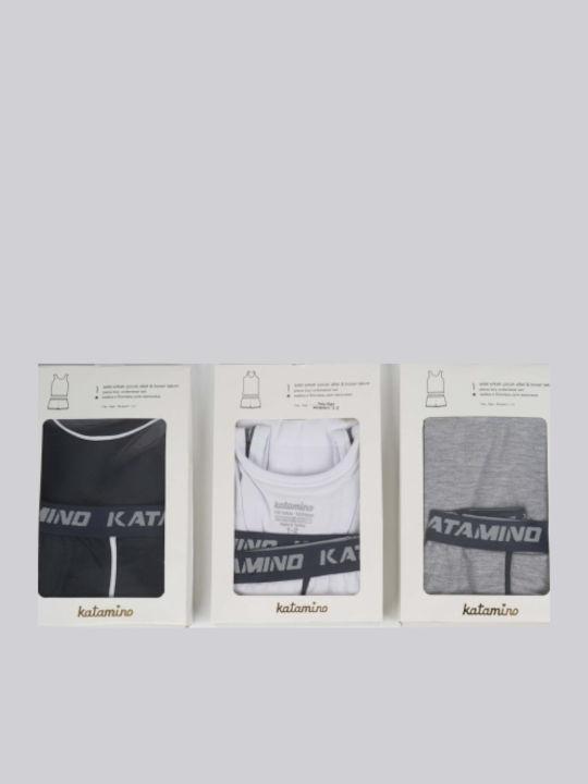 Katamino Set of Kids' Boxers Gray 2pcs