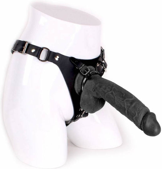 Kiotos Cox Curele Cu Dildo Fără Bretele Cu Dildo În Culoare Neagră