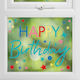 Lion Balloons Αυτοκόλλητo για Πάρτυ με Θέμα "Happy Birthday" GMIX670
