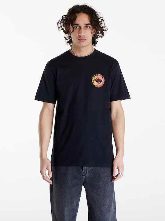 Quiksilver Fade T-shirt Μαυρο