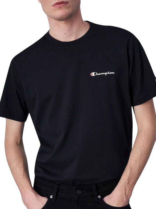 Champion Crewneck Herren T-Shirt Kurzarm BLACK