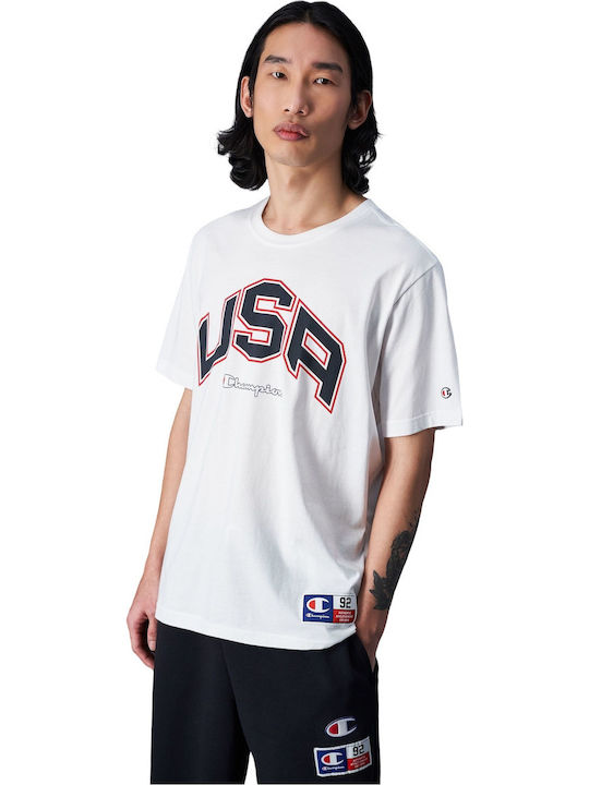 Champion Crewneck T-Shirt Weiß