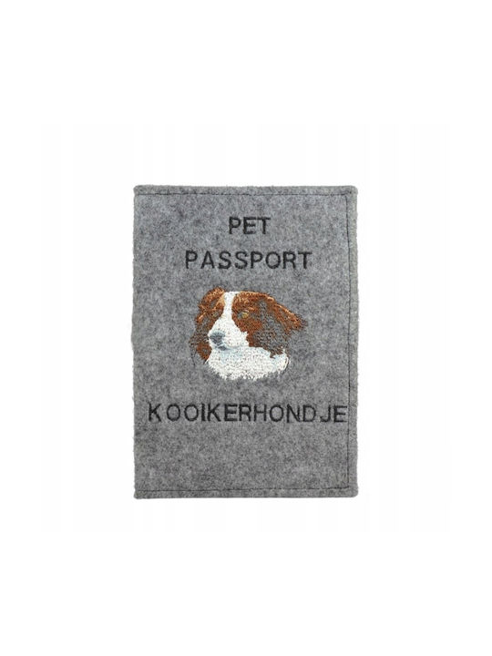 Kooikerhondje Embroidered Copertă pentru pașaport