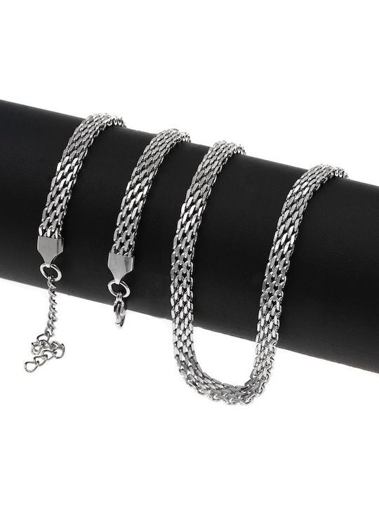 Chain Neck made of Steel Wide Thickness 6mm and Length 40cm