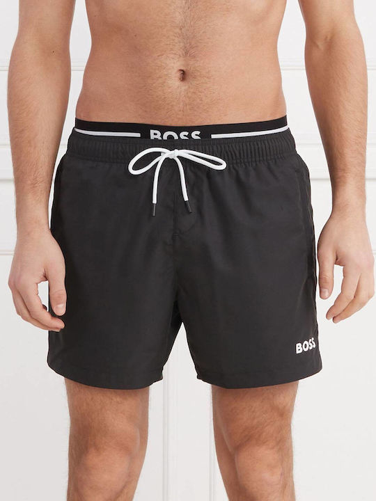 Hugo Boss Herren Badebekleidung Shorts Black Gestreift