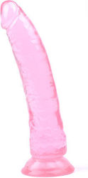 Dildo realist Cu ventuză Transparent 21cm