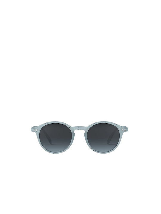 Izipizi Sunglasses with Blue Plastic Frame and Black Gradient Lens