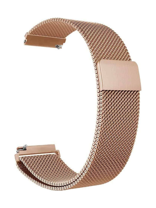 Curea Oțel inoxidabil Rose Gold (Huawei Watch GT2 / GT3 (42mm) / GT3 Pro (43mm))