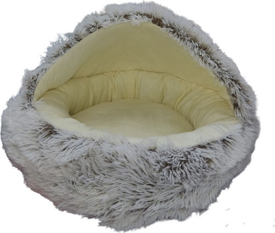 Fluffy Κρεβάτι Γάτας Γκρι