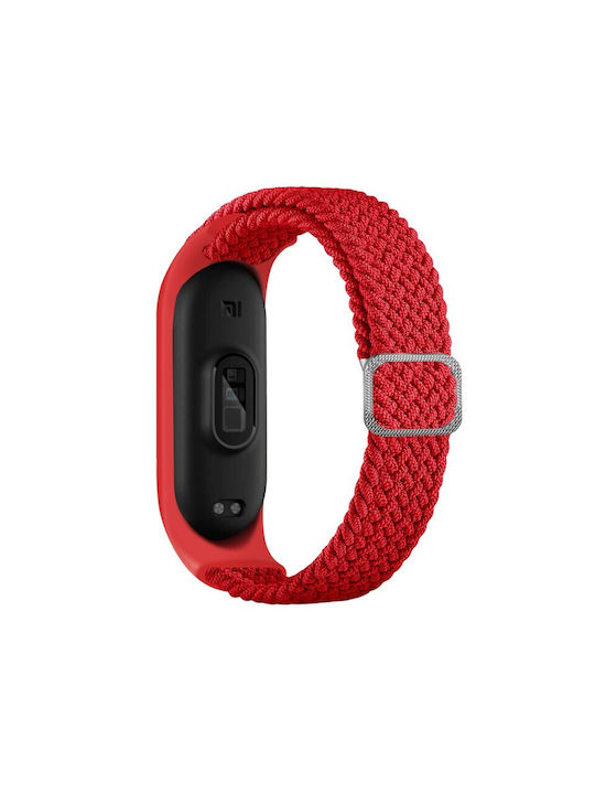 Armband Stoff Rot (Huawei Band 4Honor Band 6)