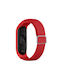 Armband Stoff Rot (Huawei Band 4Honor Band 6)