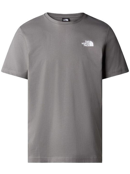 The North Face Ανδρικό T-shirt Κοντομάνικο Γκρι