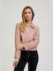 Make your image Lang Damen Blazer Rosa