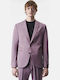 Men's Summer Suit Jacket Slim Fit Black