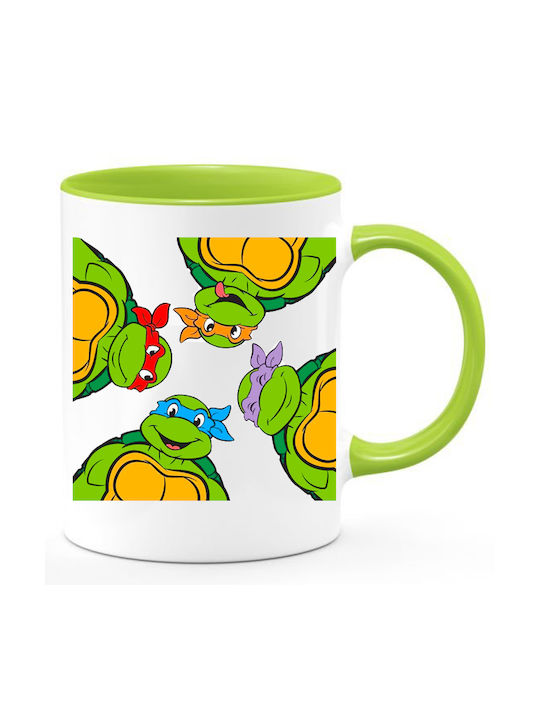 Ninja Turtles Κούπα Κεραμική Λευκή 330ml