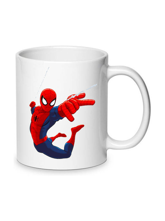 Spiderman Κούπα Κεραμική Λευκή 330ml