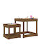 Kids Table made of Wood Brown vidaXL