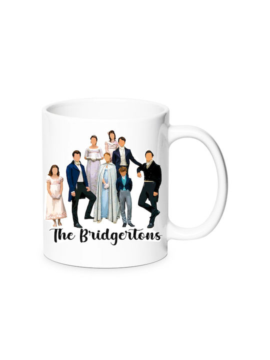 Bridgerton Mug White 330ml