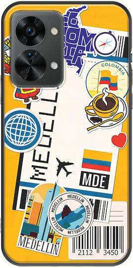 Ticket Back Cover Silicone Multicolour (OnePlus Nord 2T)