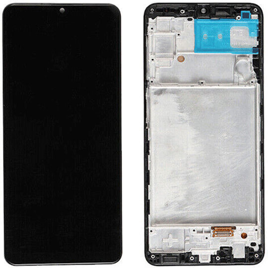 Screen Incell with Touch Mechanism and Frame for Samsung Galaxy A22 4G A225 (Black)