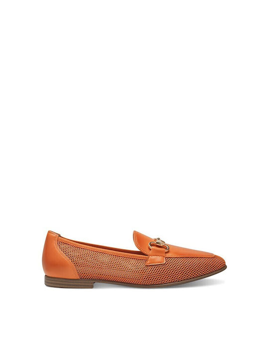 Tamaris Women's Loafers in Orange Color