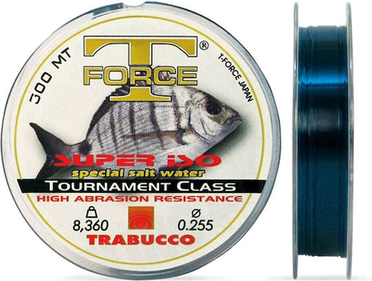 Trabucco T-force Super Iso Πετονιά Ψαρέματος Μπλε 300m / 0.5mm