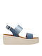 Xand Damenplattformen Hellblau