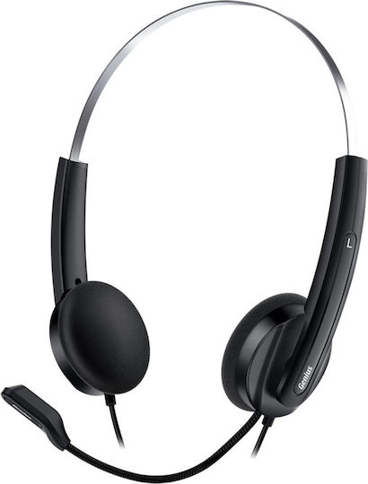 Genius HS-220U On Ear Căști Multimedia cu microfon și conexiune USB-A / USB-C