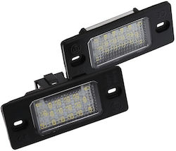 Carro Φώτα Πινακίδας Volkswagen Touareg / Passat / Golf / Tiguan 2002-2010 2τμχ