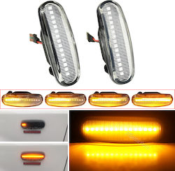 Carro Flash Lumini LED pentru Citroen Nemo Fiat Doblo / Fiorino / Ideea / Linia / Multipla / Panda / Grande Punto / Punto Evo / Qubo / Stilo / Punct Peugeot Bipper pentru lancia Musa 2buc