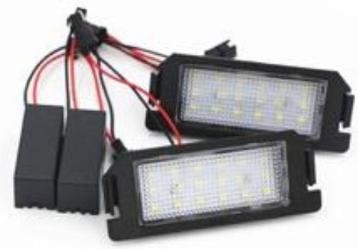 Carro License Plate Lights LED Hyundai i10 i20 2 Pieces