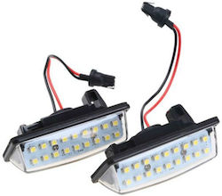 Carro Φώτα Πινακίδας Led για Nissan Pathfinder / Murano 2τμχ