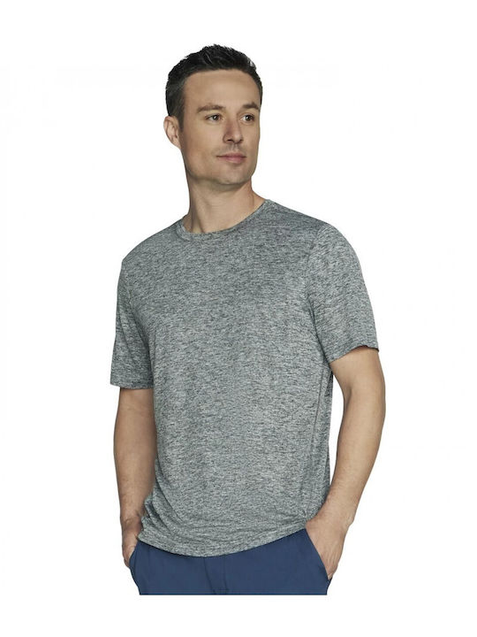 Skechers Herren Sport T-Shirt Kurzarm Gray